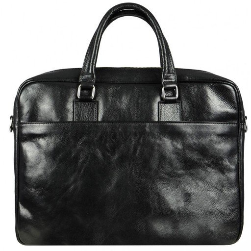 Black Leather Laptop Bag With Shoulder Strap - The Little Prince ...