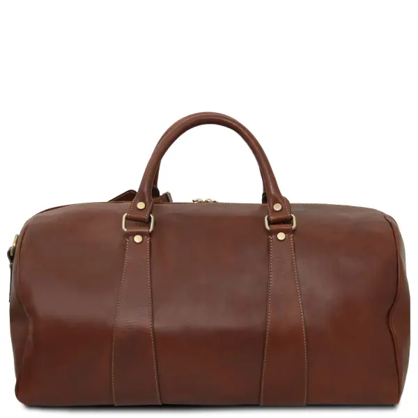 Leather Travel Duffle Bag - Large Size - Wise Children - Image 2