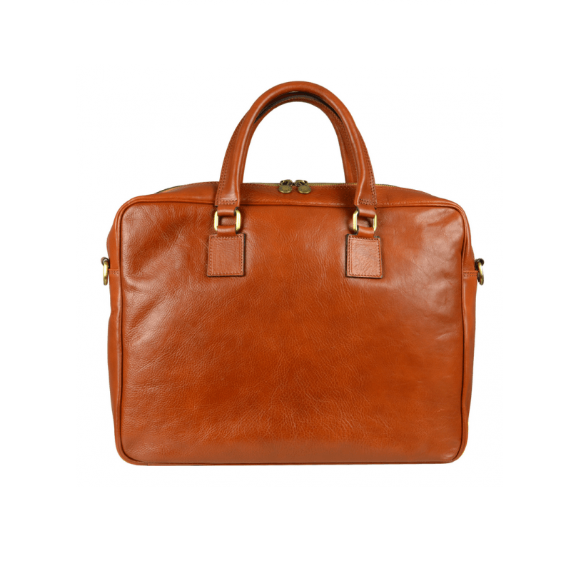 Orange Leather Laptop Bag With Shoulder Strap The Little Prince