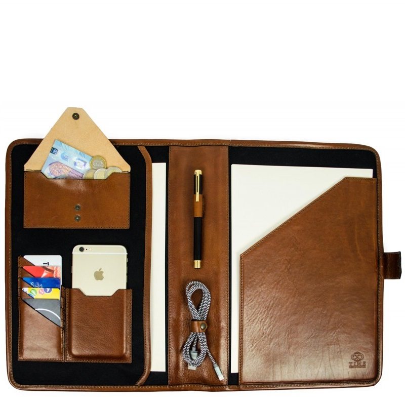 Leather Organizer - The Call of the Wild - Domini Leather