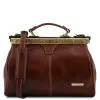 Doctor Gladstone Leather Bag - Michelangelo - Brown