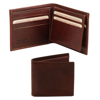 Exclusive Leather 3 Fold Wallet for Men - Allex