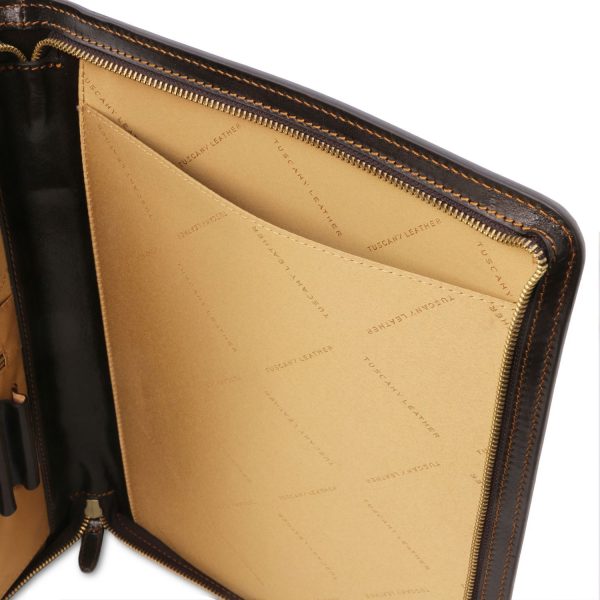 Leather Document Portfolio Case - Claudio - Domini Leather