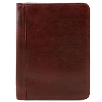 Exclusive Leather Document Case with Ring Binder - Lucio