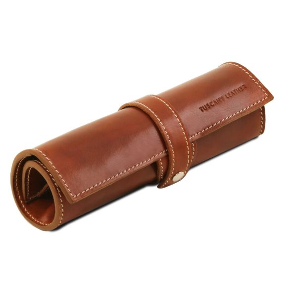 Leather Pen Holder for 8 Pens - Brantes - Domini Leather