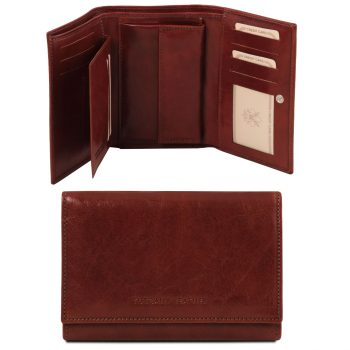 Exclusive Leather Wallet for Women - Grane - Brown