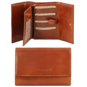 Exclusive Leather Wallet for Women - Lure - Honey