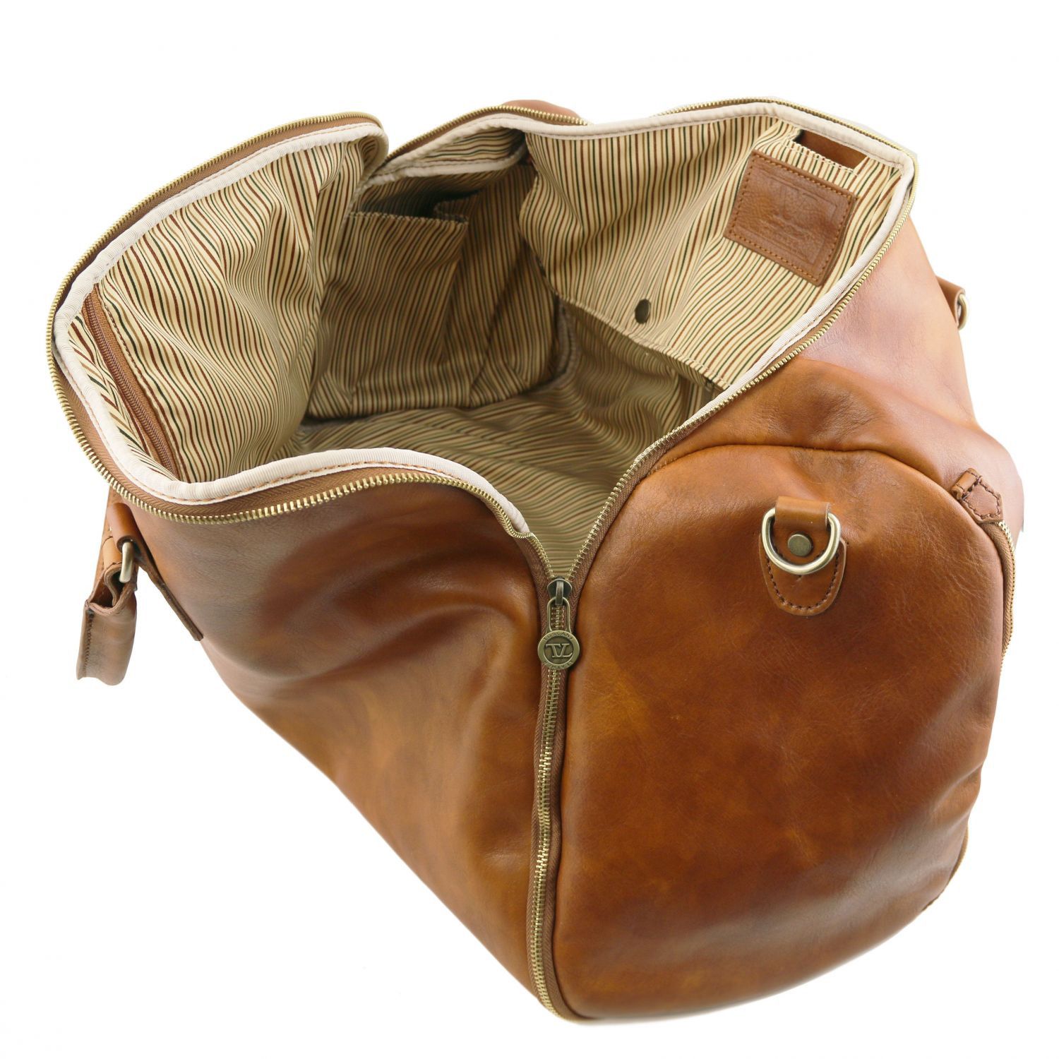 Manufacturer Large Men Travel Bag Indentation Design Leather