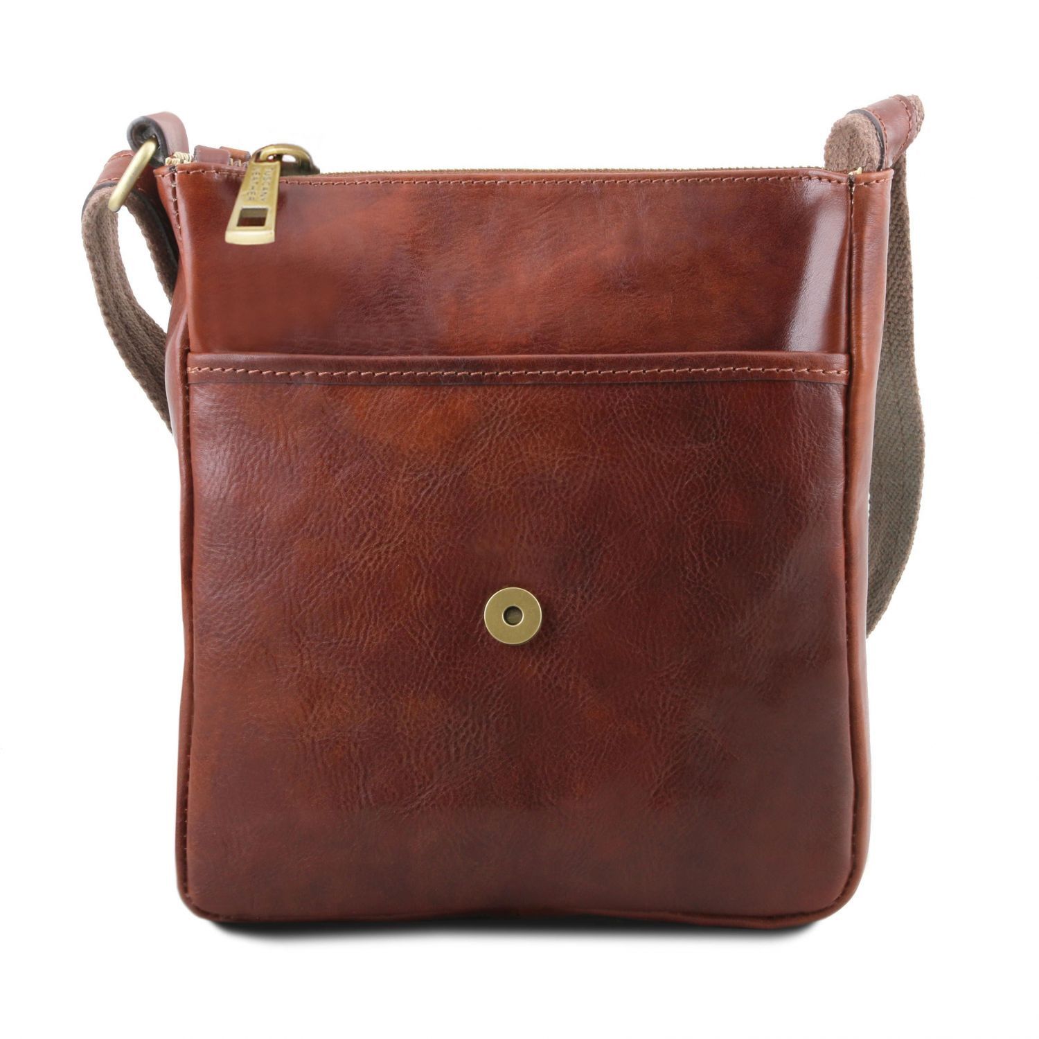 Leather Crossbody Shoulder Bag - John - Domini Leather