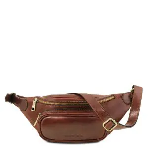 Leather Fanny Pack - Dax - Brown