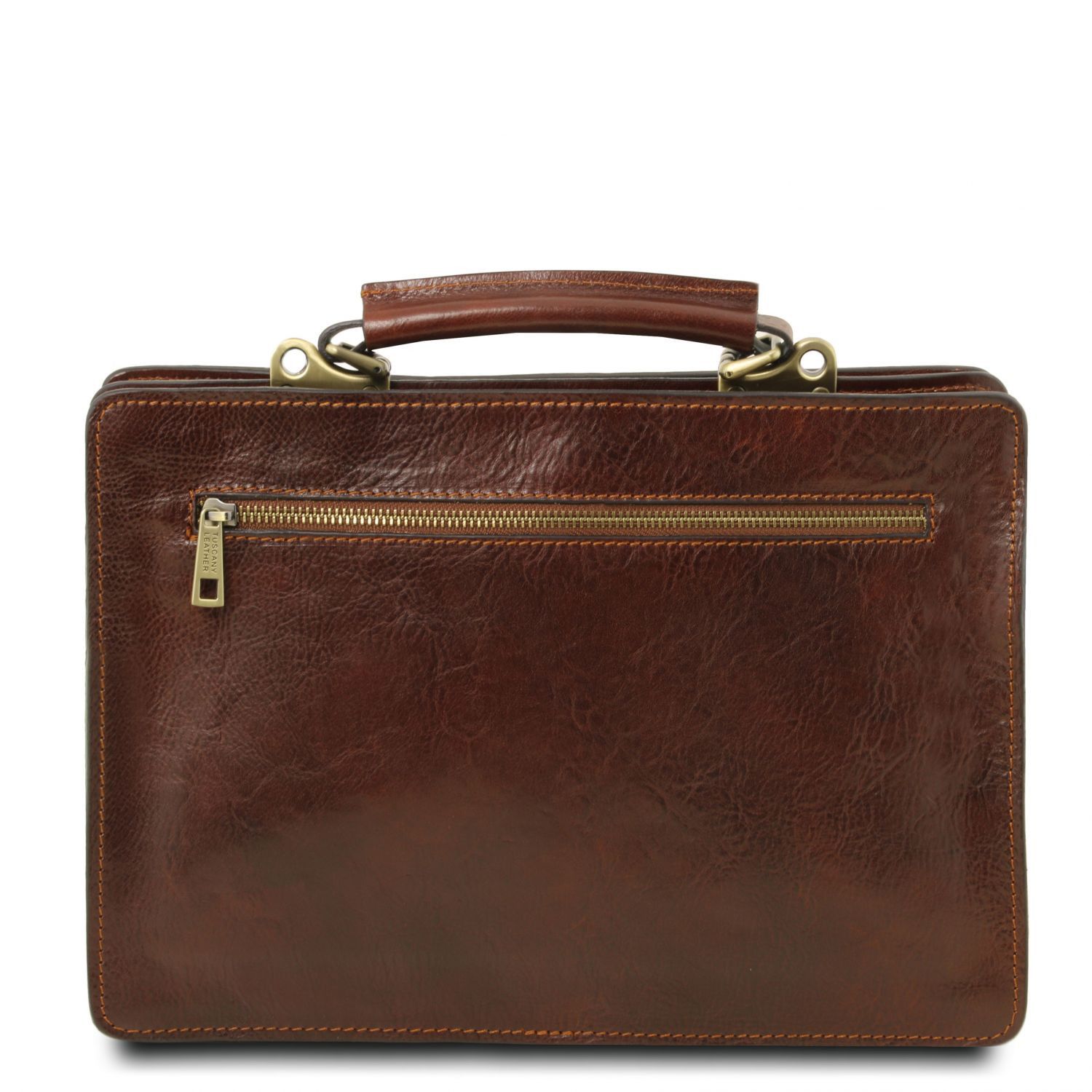 Leather Business Briefcase - Small Size - Tania - Domini Leather