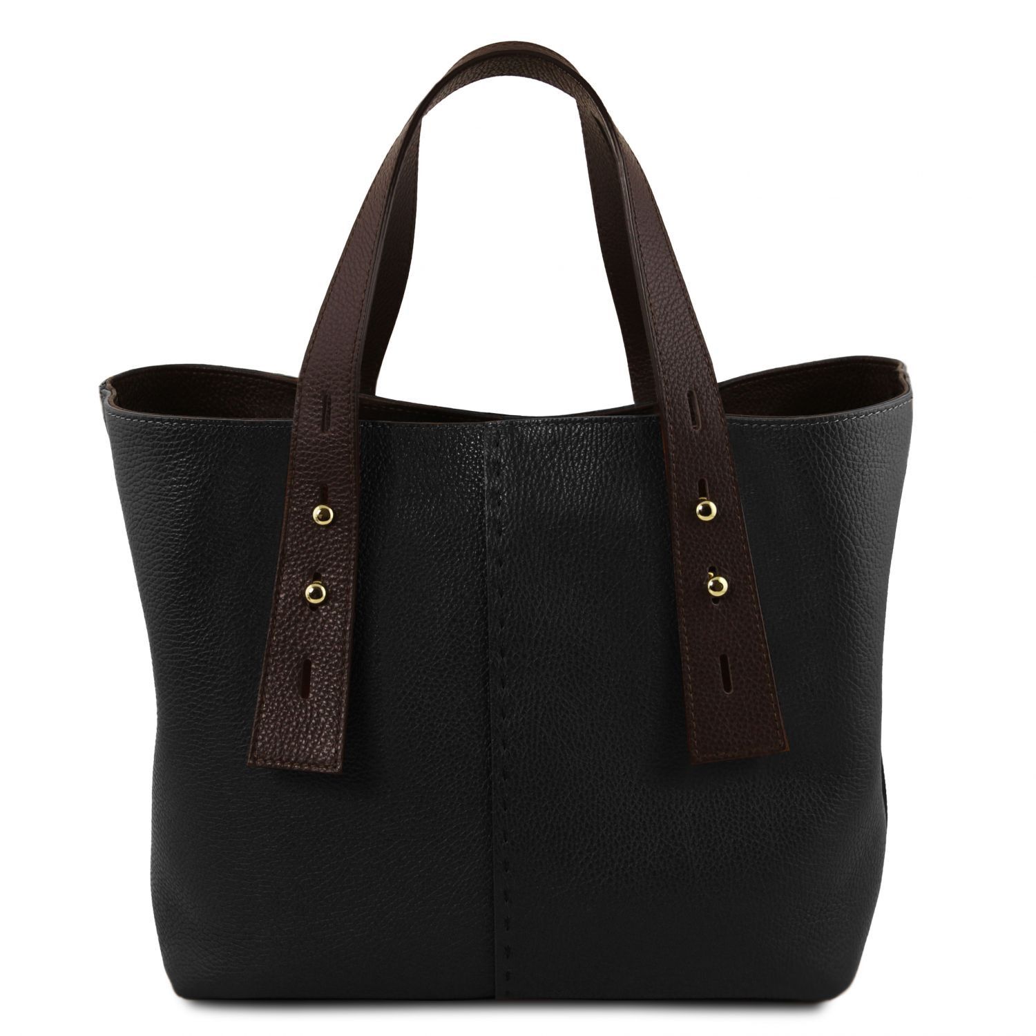 Very Large Leather Tote Bag - Candeau - Domini Leather