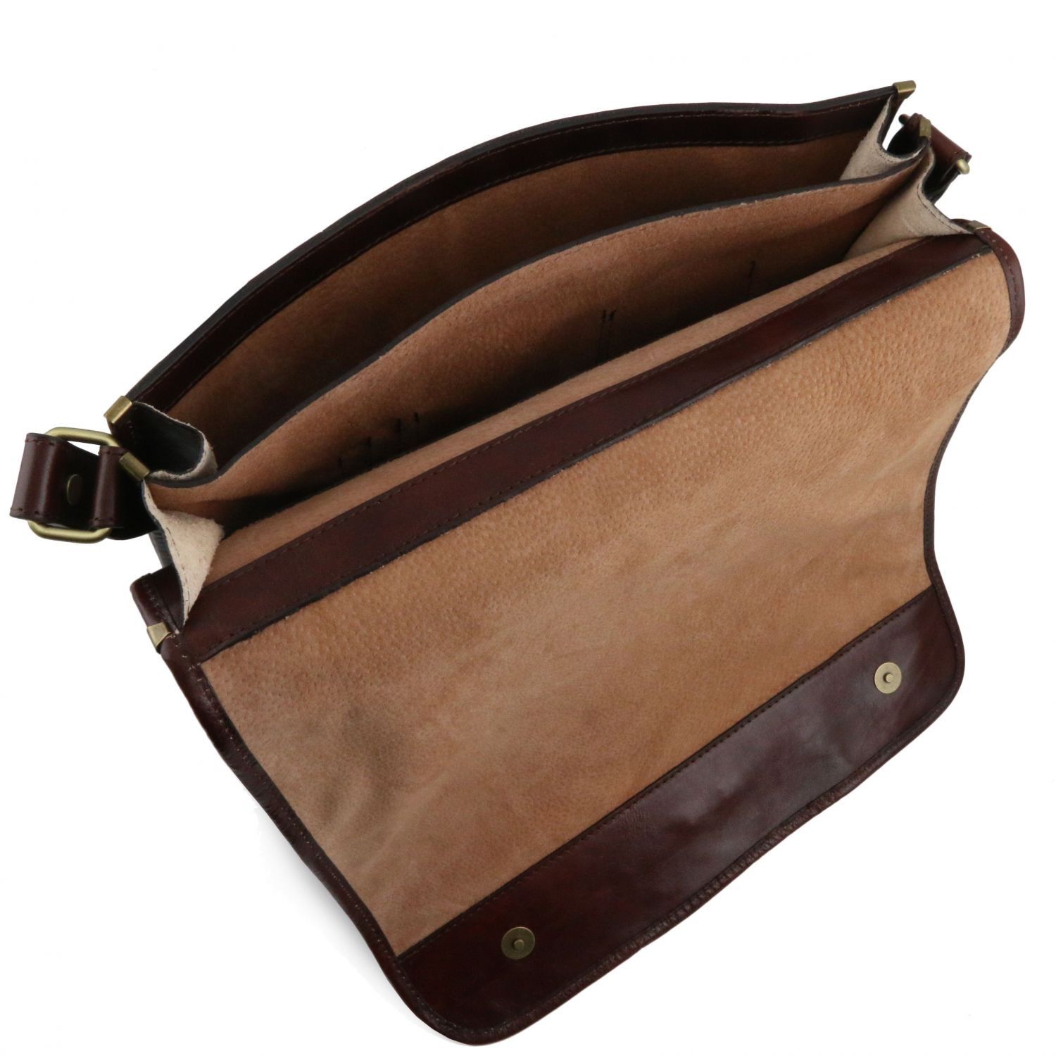 Leather Messenger Shoulder Bag - Mr. Messenger - Domini Leather