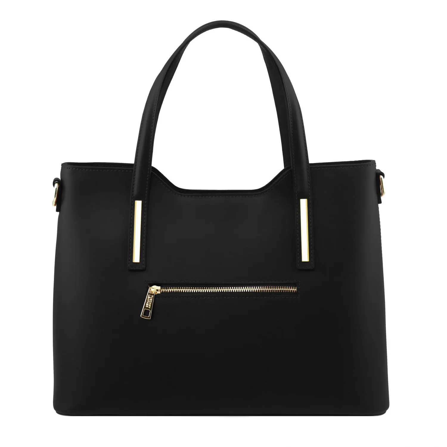 Smooth Leather Tote Bag - Large Size - Olimpia - Domini Leather