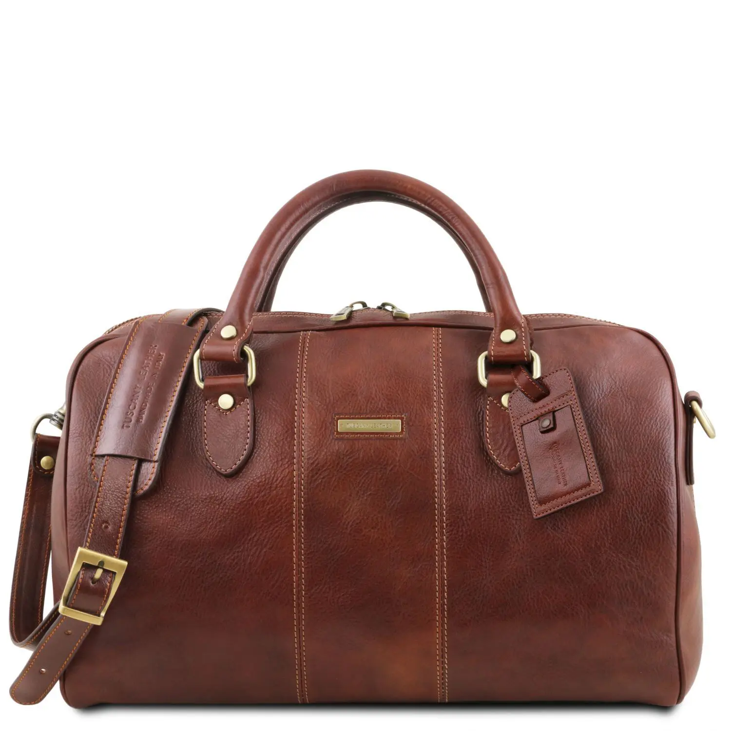 Leather Travel Duffle Bag - Small Size - Lisbon
