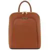 Saffiano Leather Backpack for Women - Vinadio