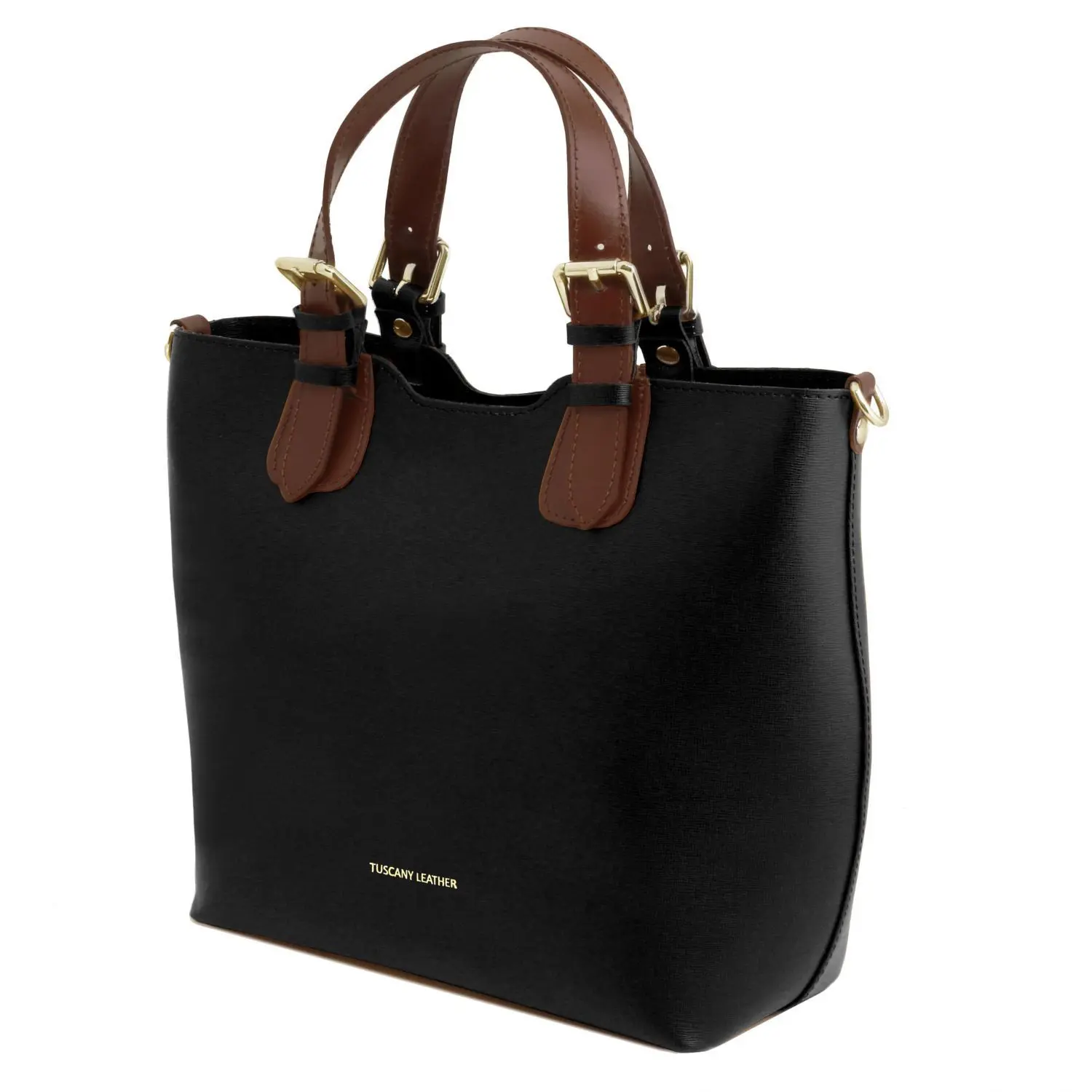 Large Saffiano Leather Tote Bag - Lucy - Domini Leather