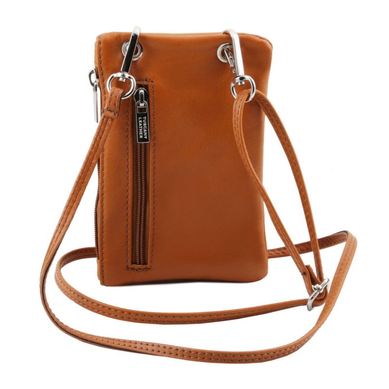 StyleBREAKER Sac à Bandoulière Pour Femme Avec Fermeture éclair, Mini Sac à Main, Couleur Unie, Réglable, Pour Téléphone Portable 02012382, Beige