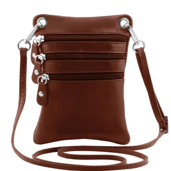 Soft Leather Mini Cross Bag - Charpey
