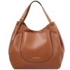 Soft Leather Shoulder Bag - Cinzia