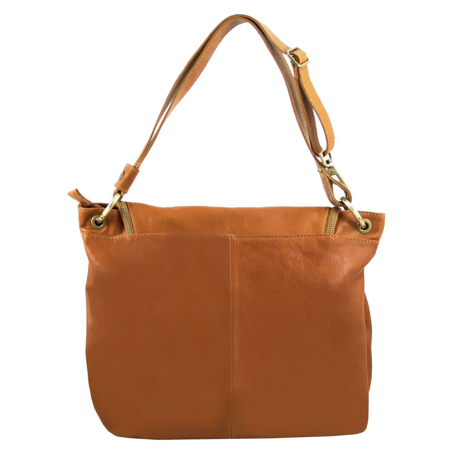 Soft Leather Shoulder Handbag - Goult - Domini Leather