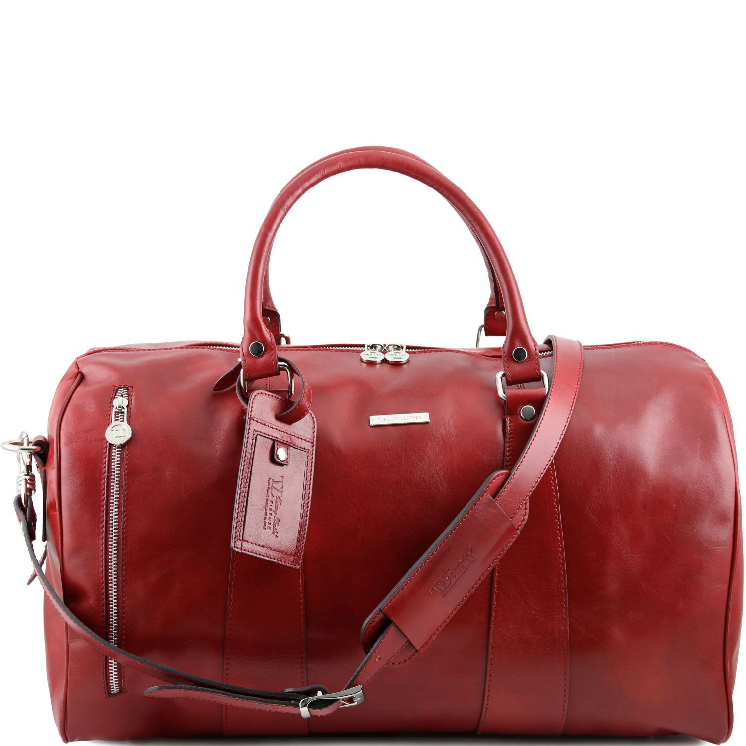 tl voyager travel leather duffle bag