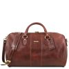 Travel Leather Duffle Bag - Large Size - Lisbon