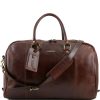 Travel Leather Duffle Bag - Saint-Cyr