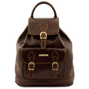 Unisex Leather Backpack - Singapore