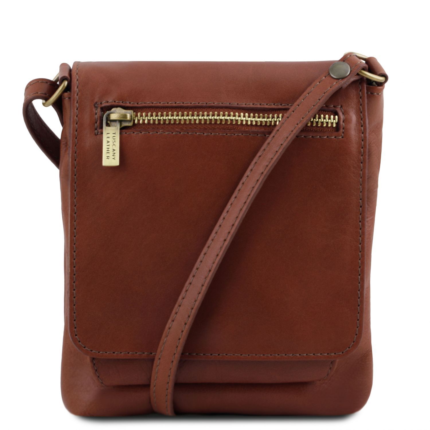 Unisex Soft Leather Shoulder Bag - Sasha