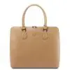 Leather Business Bag For Women - Magnolia