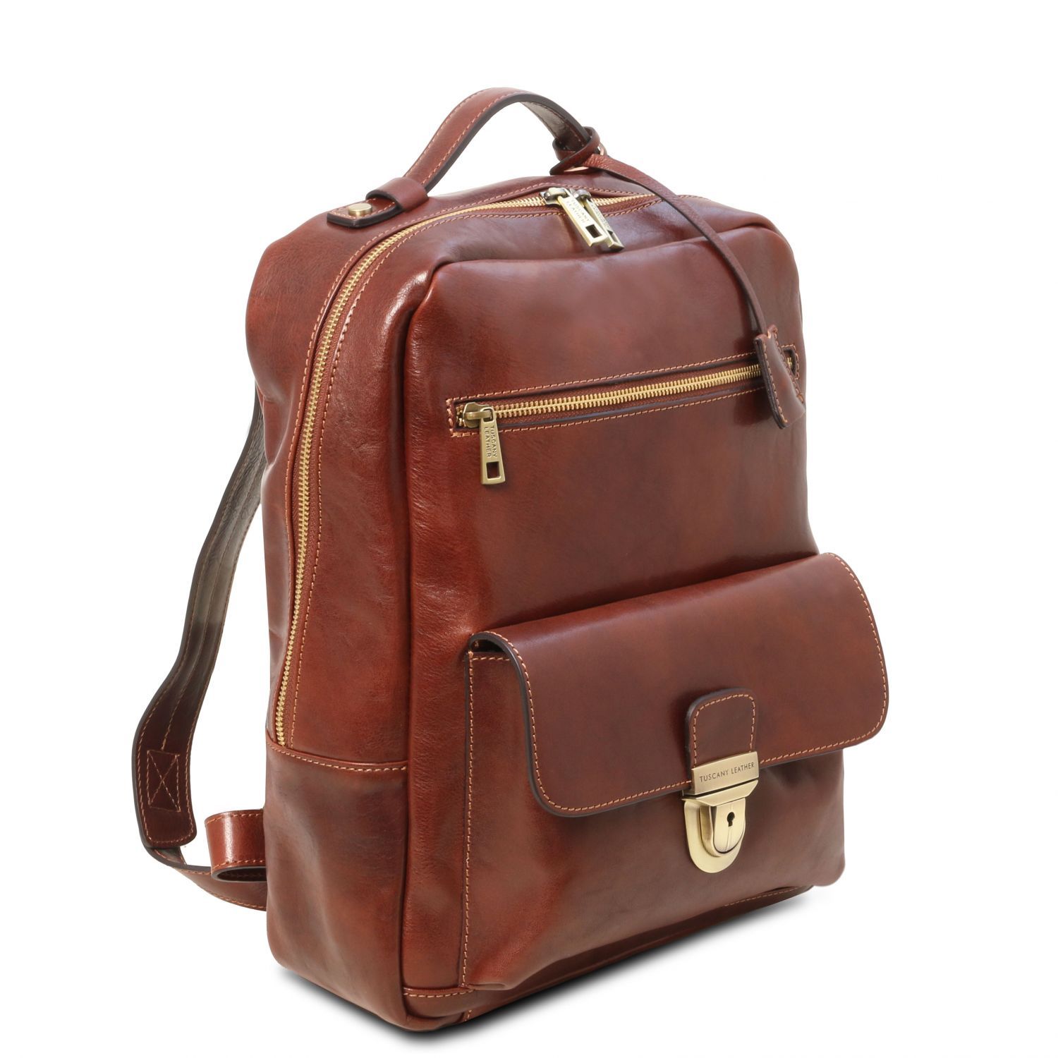 Leather Laptop Backpack - Kyoto - Domini Leather