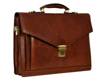 Brown Premium Leather Briefcase
