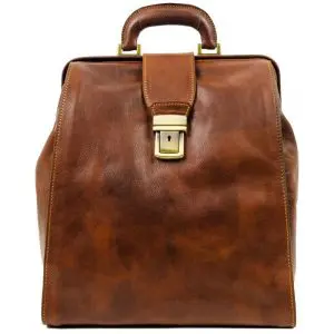 Soft Leather Backpack / Shoulder Bag - Sabran - Domini Leather