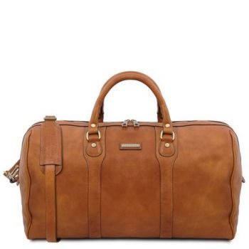 mens leather duffle bag sale