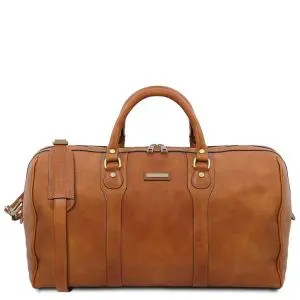 Travel Leather Duffle Bag - Weekender bag - Oslo