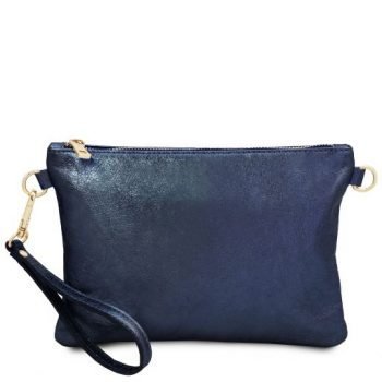 soft leather clutch
