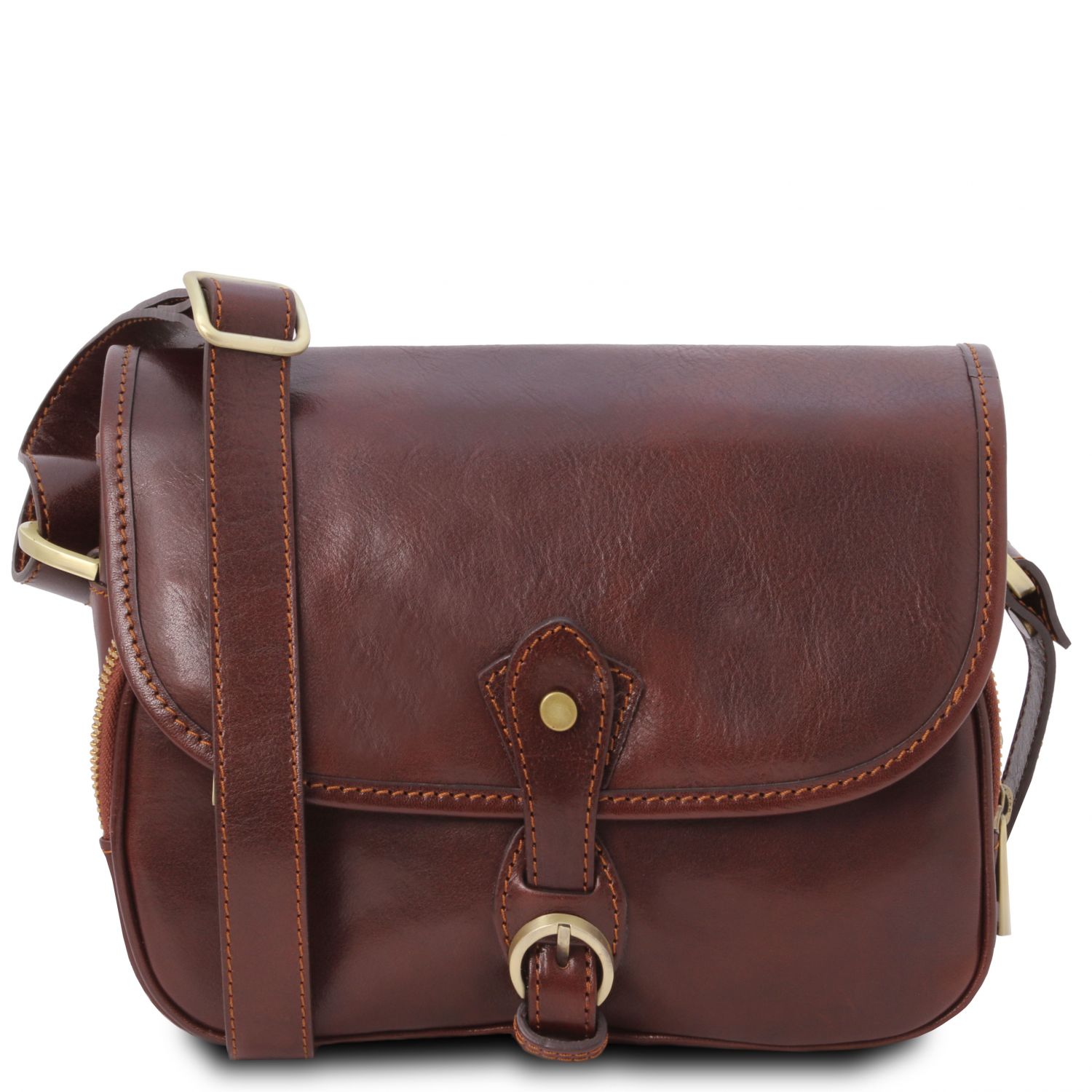 Leather Shoulder Bag - Alessia