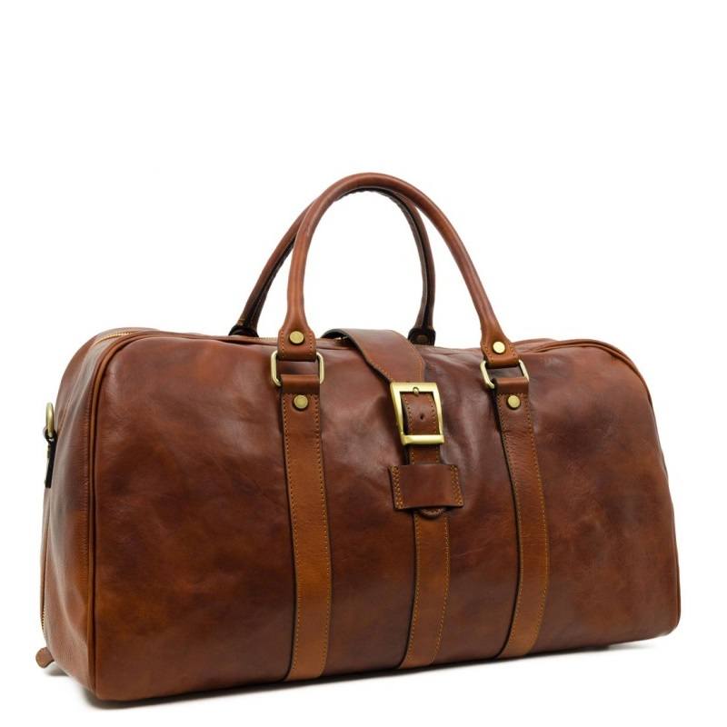 Leather Duffle Travel Bag – Tender is the Night - Domini Leather
