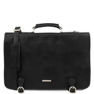 Leather Messenger Bag for Men - Ancona