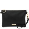 Soft Leather Clutch – Abvilis - Black