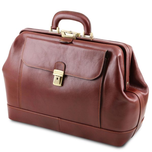 Leather Doctor Bag - Leonardo - Domini Leather