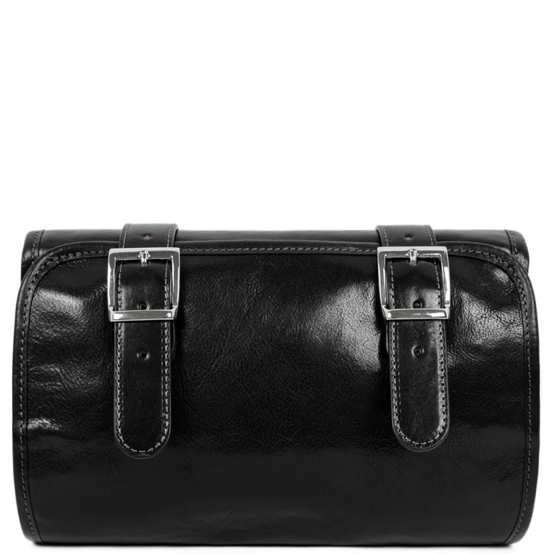 Leather Hanging Toiletry Bag – Dracula - Domini Leather