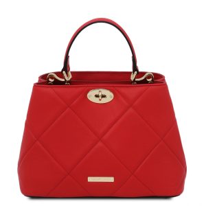 Soft Quilted Leather Handbag – Eymet