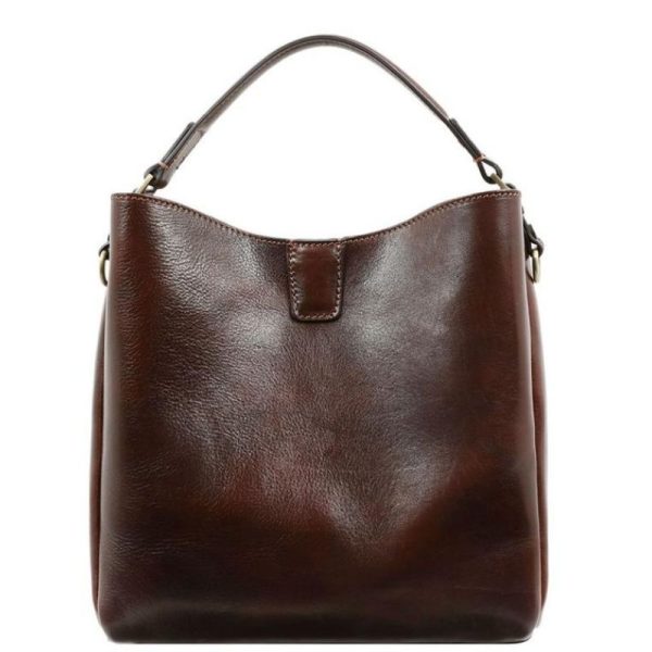 Genuine Italian Leather Shoulder Tote Bag – Wonderland