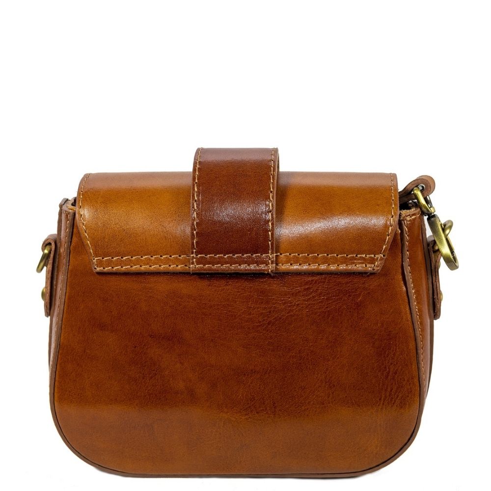 Small Leather Crossbody Bag - Valeria - Domini Leather