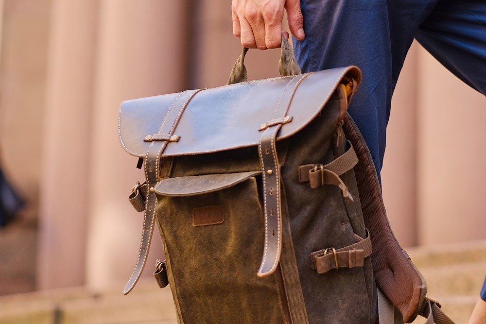 Leather bags store