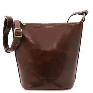 Leather Shoulder Bag - Giusi