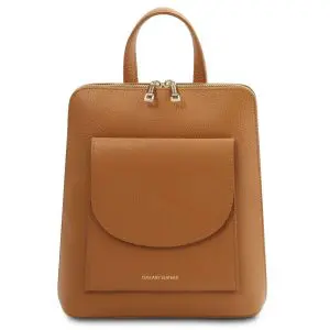 Small Leather Backpack - Shoulder Bag - Vebron