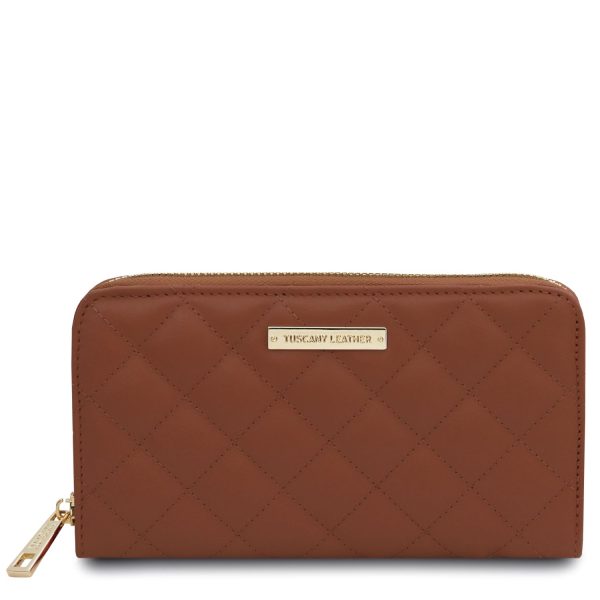 Soft Leather Zip Wallet - Penelope